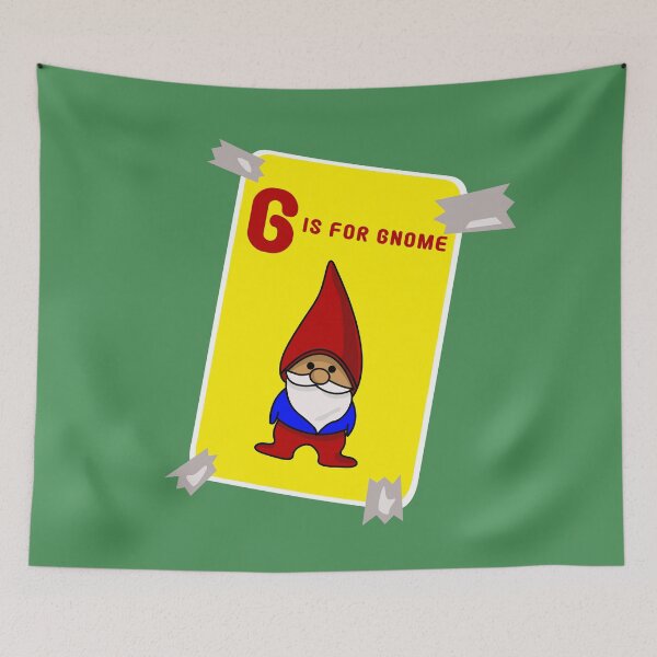 Item preview, G is for Gnome - Witty Wordplay designed and sold by Fun Funky Designs.