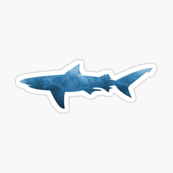 Shark Ocean Sea Beach Sticker For Sale By Strangestreet Redbubble 