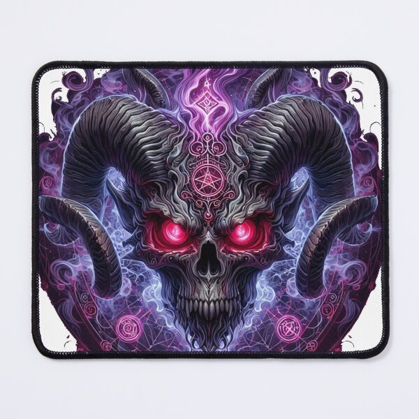Item preview, Black Satan Skull Horned designed and sold by gazstudio.
