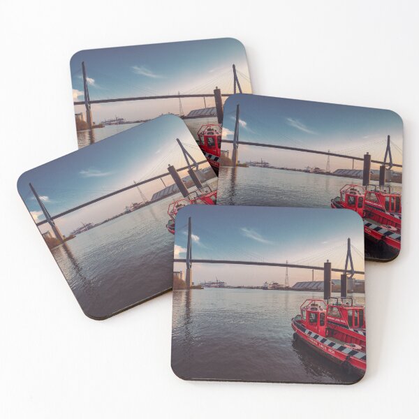 Item preview, Hamburg Köhlbrand Bridge designed and sold by KreativFoto.