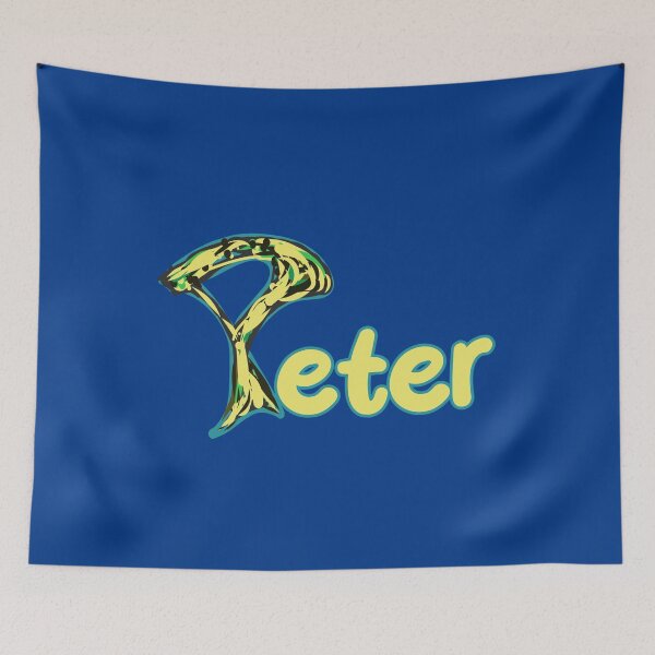 Item preview, Peter artistic yellow text designed and sold by vibeno1.