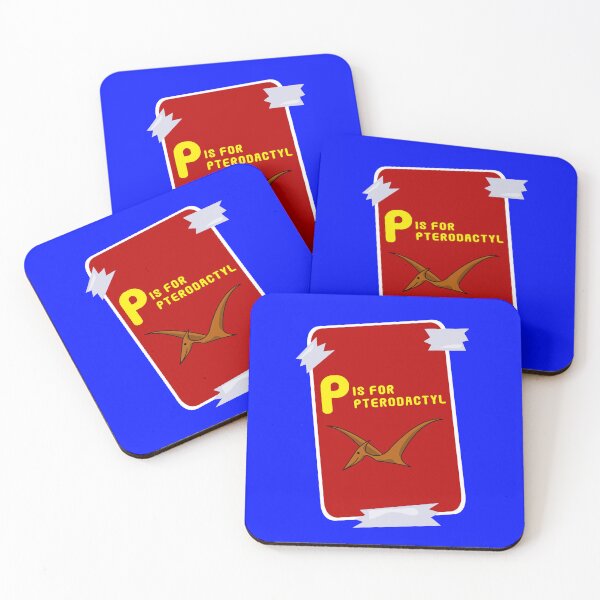 Item preview, P is for Pterodactyl - Witty Wordplay designed and sold by Fun Funky Designs.