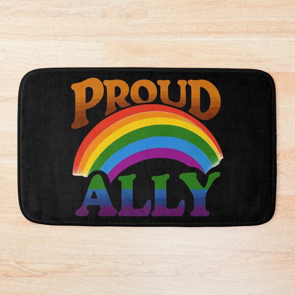 Item preview, Proud Ally Equality LGBTQ Rainbow Flag Gay Pride designed and sold by TomFrontierArt.