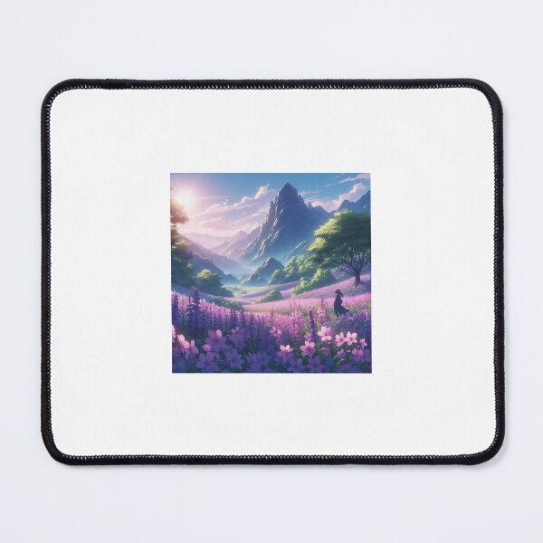 Item preview, the flowers are purple designed and sold by TastyColorART.