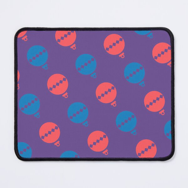 Item preview, Bright Christmas Tree Baubles On Purple Pattern designed and sold by PatternsPalette.