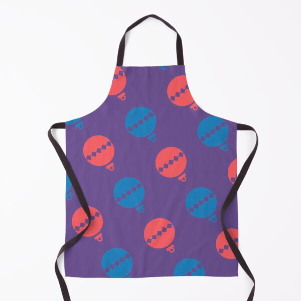 Item preview, Bright Christmas Tree Baubles On Purple Pattern designed and sold by PatternsPalette.