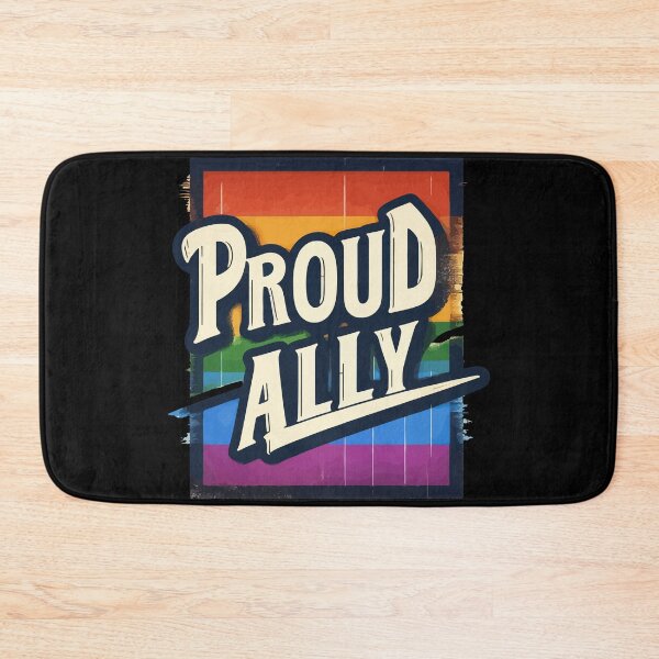 Item preview, Proud Ally Equality LGBTQ Rainbow Flag Pride Vintage designed and sold by TomFrontierArt.