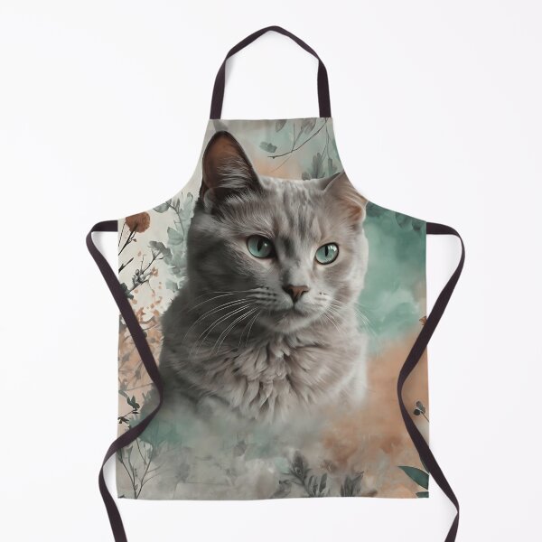 Item preview, Misty Meow | Digital Art Print | Mystical Cat | AI-Generated Wall Art | Downloadable Home Decor designed and sold by ARTIST-BRUSH.