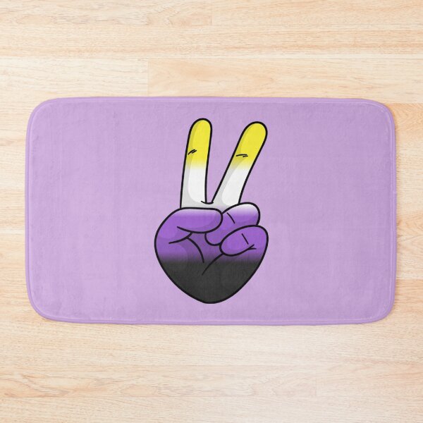 Item preview, Nonbinary Pride Peace Out designed and sold by everything4eva.