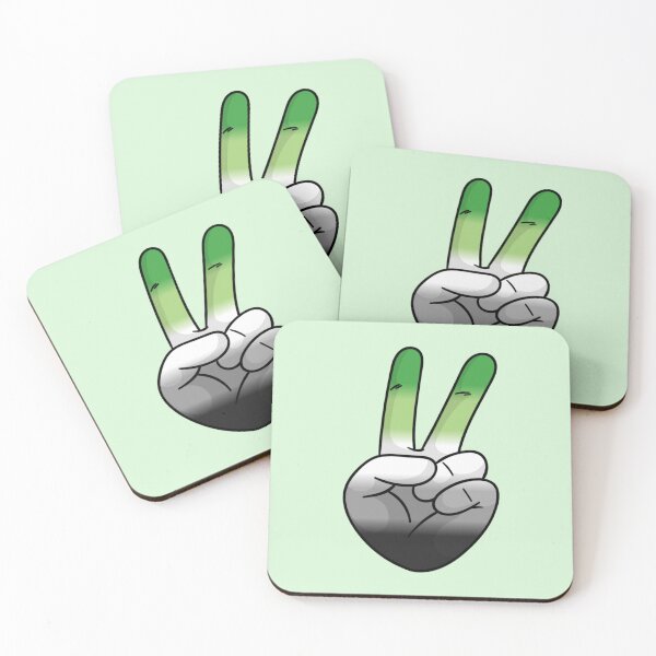 Item preview, Aromantic Pride Peace Out designed and sold by everything4eva.