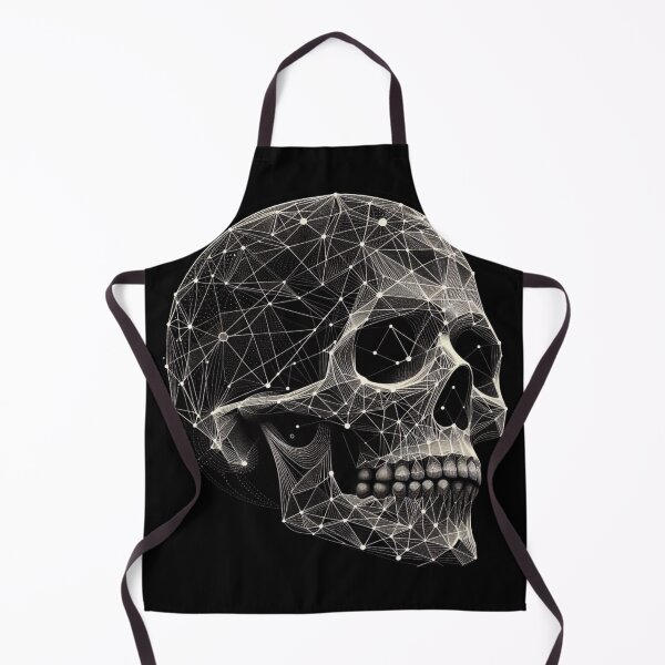 Item preview, Black Geometric Skull designed and sold by gazstudio.