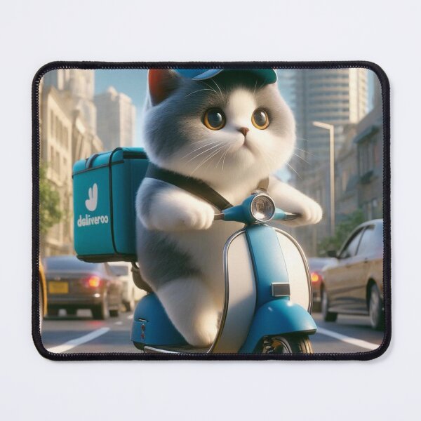 Item preview, Cat delivery boy designed and sold by Catsmoment.