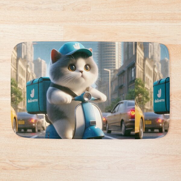 Item preview, Cat delivery boy designed and sold by Catsmoment.