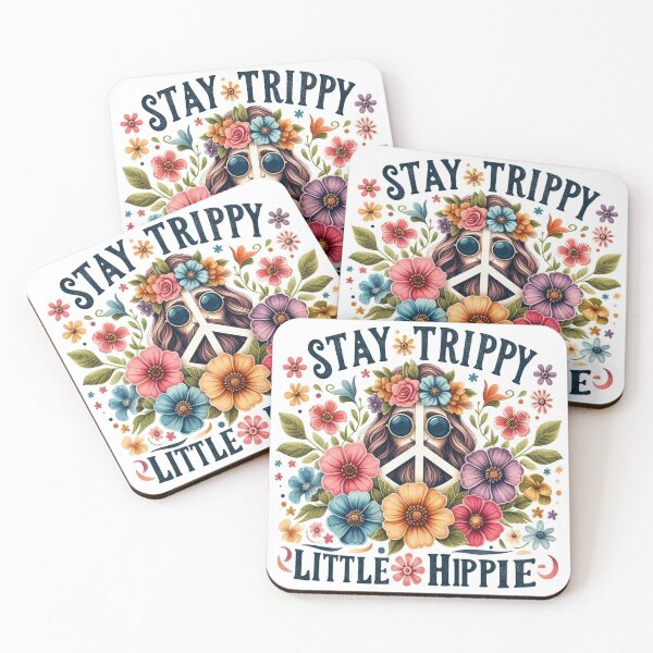 Item preview, Peace Signs Stay Trippy Little Hippie designed and sold by devonclemon.