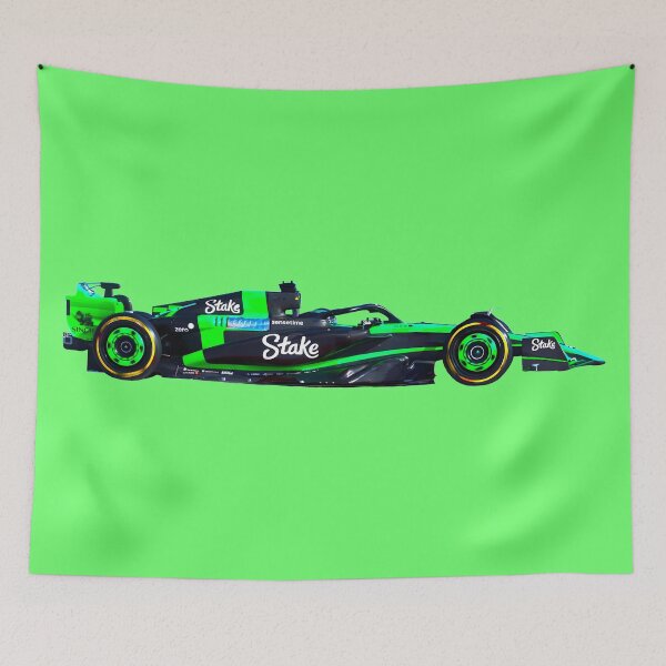 Item preview, Stake F1 Team 2024 F1 car C44 Valtteri Bottas Zhou Guanyu designed and sold by FormulaGTee1.