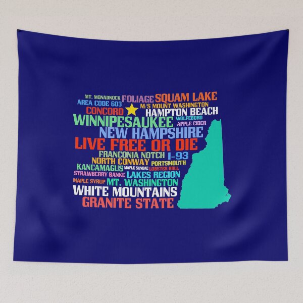 Item preview, New Hampshire Live Free or Die State designed and sold by AntiqueImages.