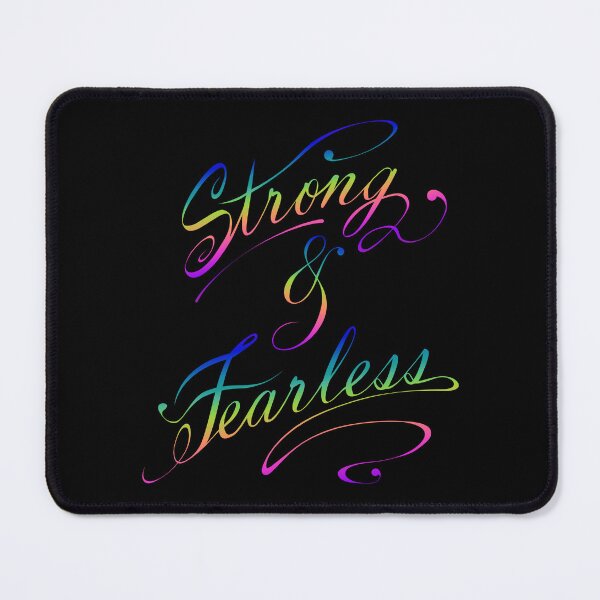 Item preview, Strong & Fearless (Rainbow) designed and sold by FreakorGeek.