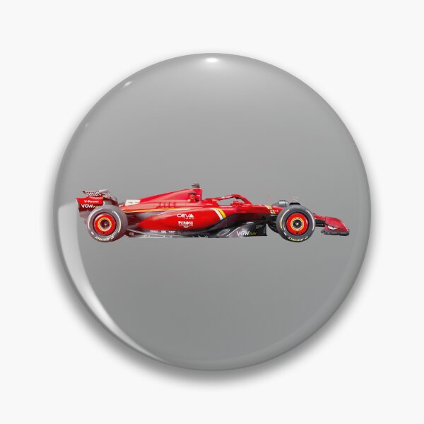 Item preview, Scuderia Ferrari F1 Team car 2024 SF24 drivers Charles Leclerc and Carlos Sainz designed and sold by FormulaGTee1.