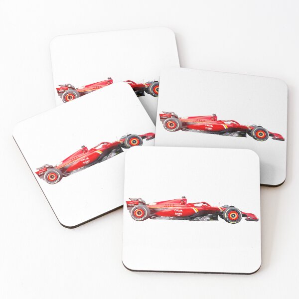 Item preview, Scuderia Ferrari F1 Team car 2024 SF24 drivers Charles Leclerc and Carlos Sainz designed and sold by FormulaGTee1.