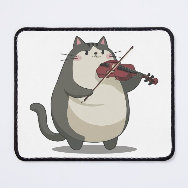 Item preview, Meowsician Violin designed and sold by Angry Swan Designs.