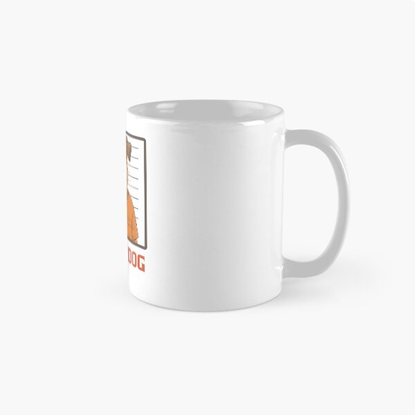 Item preview, Guilty Dog Mugshot designed and sold by Colorful-Garden.
