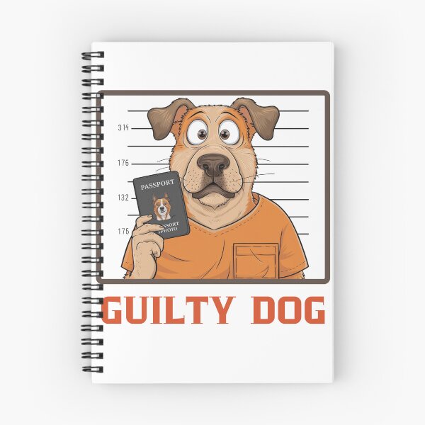 Item preview, Guilty Dog Mugshot designed and sold by Colorful-Garden.