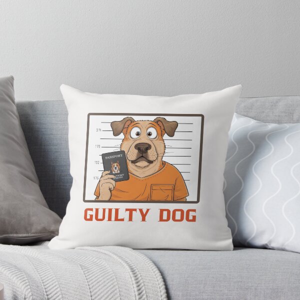 Item preview, Guilty Dog Mugshot designed and sold by Colorful-Garden.