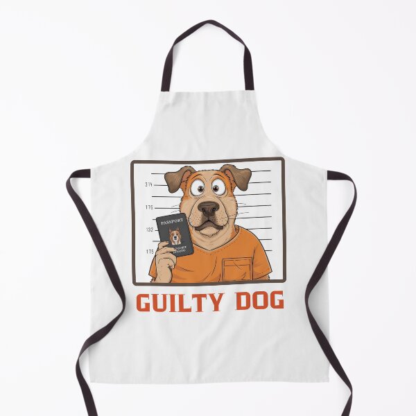 Item preview, Guilty Dog Mugshot designed and sold by Colorful-Garden.