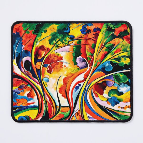Item preview, Kandinsky Inspired Abstract Trees Swaying In The Wind  designed and sold by Sizani.
