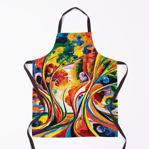Item preview, Kandinsky Inspired Abstract Trees Swaying In The Wind designed and sold by Sizani.
