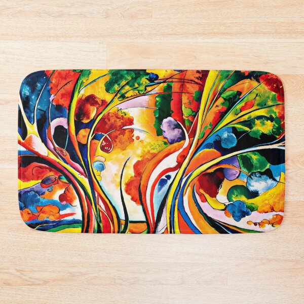 Item preview, Kandinsky Inspired Abstract Trees Swaying In The Wind  designed and sold by Sizani.
