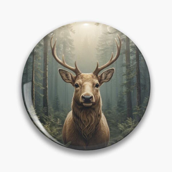 Item preview, Raindeer in the forest designed and sold by AlliAll-Digital.