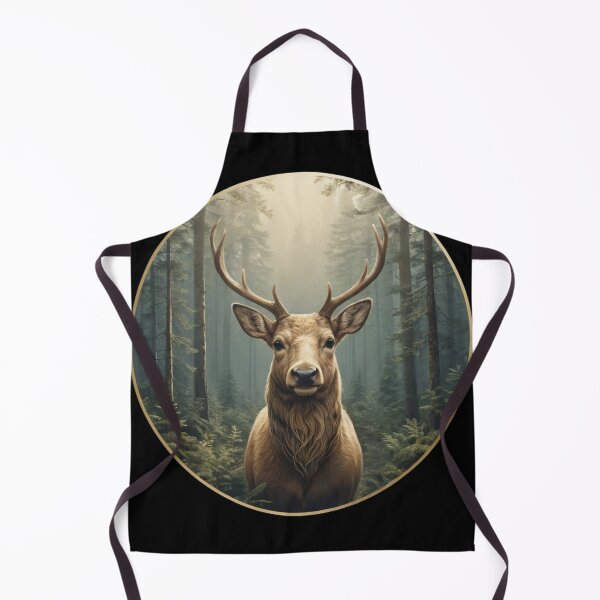 Item preview, Raindeer in the forest designed and sold by AlliAll-Digital.