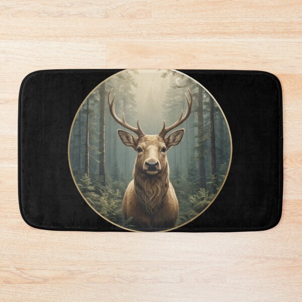 Item preview, Raindeer in the forest designed and sold by AlliAll-Digital.