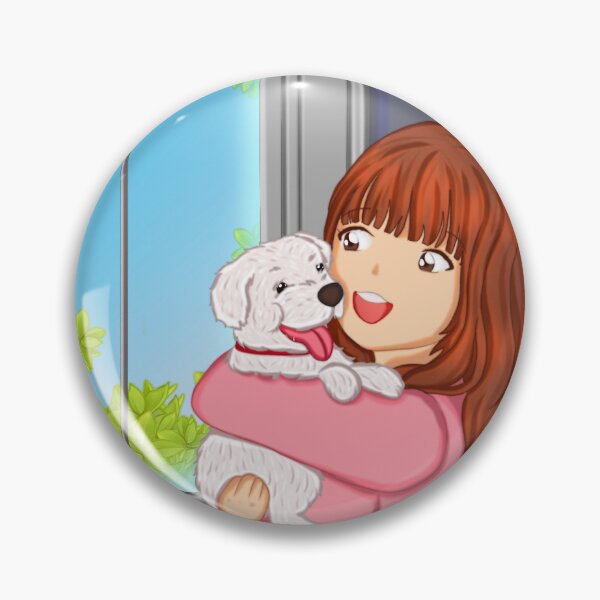 Item preview, cute,chibi, dog, pet, pink, designed and sold by somishii.