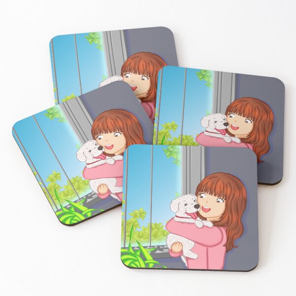 Item preview, cute,chibi, dog, pet, pink, designed and sold by somishii.