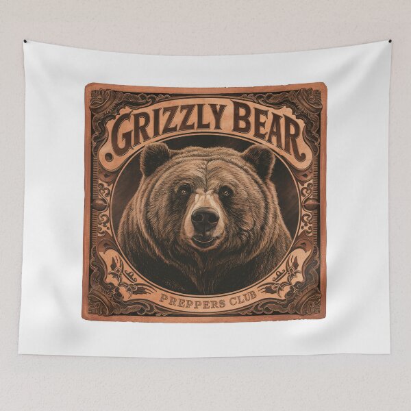 Item preview, Grizzly Bear Preppers Club designed and sold by Esskay Designs.
