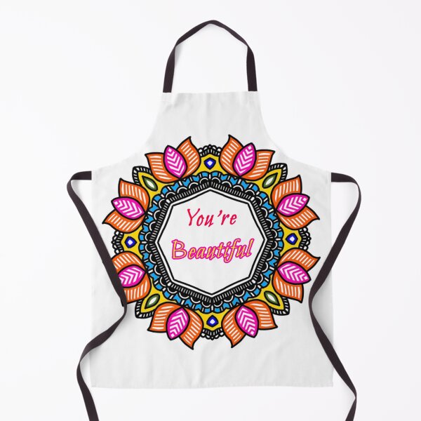 Item preview, You're beautiful- self love sticker - madhubani painting -2024 designed and sold by ShrutiCreates.