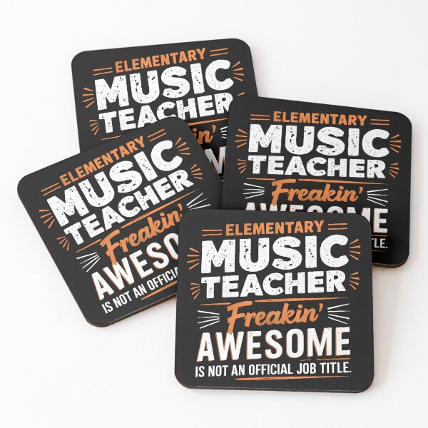 Item preview, Elementary Music Teacher - Freaking Awesome For Dad Job designed and sold by AmiGraph.