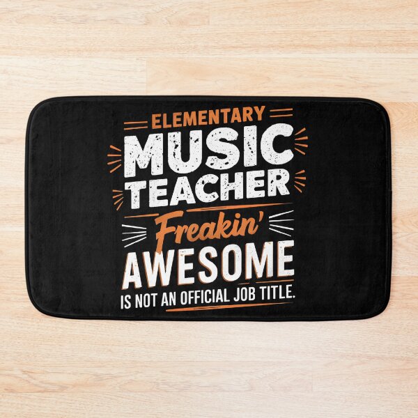 Item preview, Elementary Music Teacher - Freaking Awesome For Dad Job designed and sold by Creatiforge.
