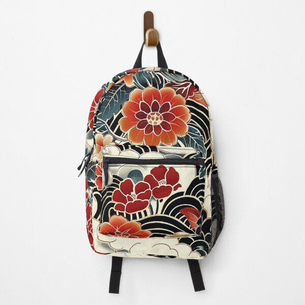 Item preview, Japanese floral wagara pattern designed and sold by LittleNippon.