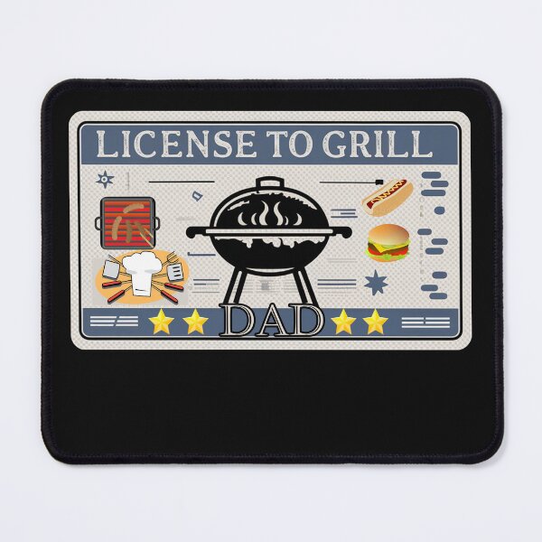 Item preview, Dad License To Grill BBQ Funy Grilling designed and sold by Cute & Sassy Custom Gifting Boutiques.