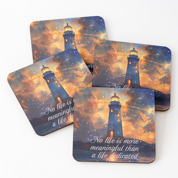Item preview, No Life Is More Meaningful than a Life Dedicated to Jehovah (Lighthouse) designed and sold by Paper Bee Gift Shop.