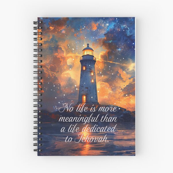 Item preview, No Life Is More Meaningful than a Life Dedicated to Jehovah (Lighthouse) designed and sold by Paper Bee Gift Shop.