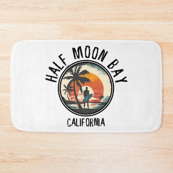 Item preview, Half Moon Bay - California (with Black Lettering) designed and sold by VelvetRoom.
