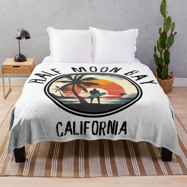Item preview, Half Moon Bay - California (with Black Lettering) designed and sold by VelvetRoom.