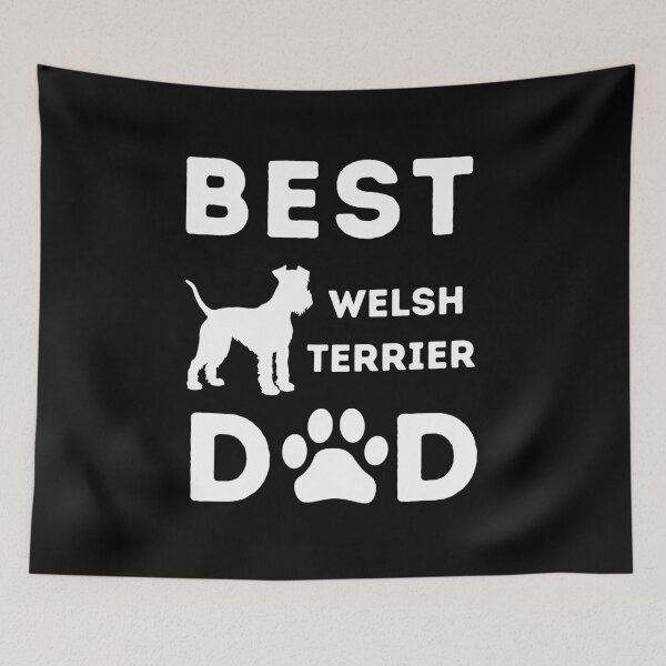 Item preview, Best Welsh Terrier Dad - Gift for Dog Dad designed and sold by Dog Terrier Lovers.