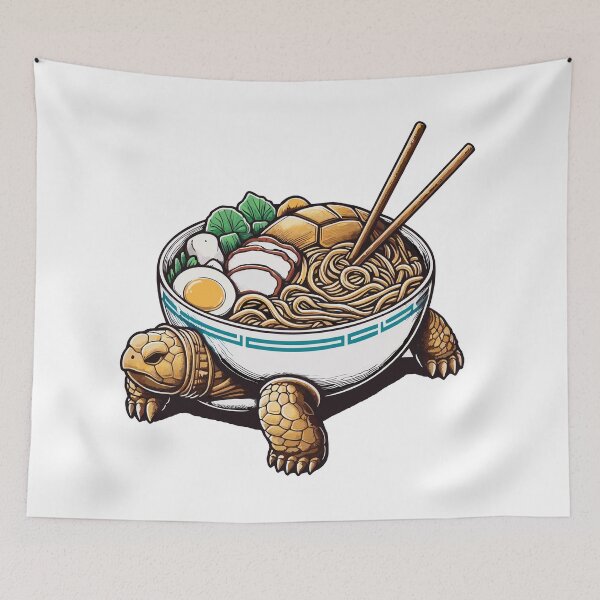 Artikelvorschau, Japanische Ramen-Schildkröte entworfen und verkauft von Designowner.
