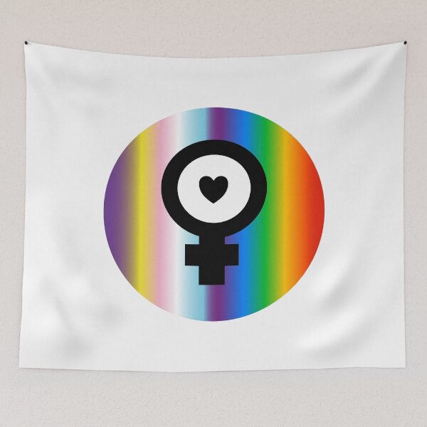 Item preview, Feminist Symbol Icon - Progress Pride Flag designed and sold by Inspirationmotivation.