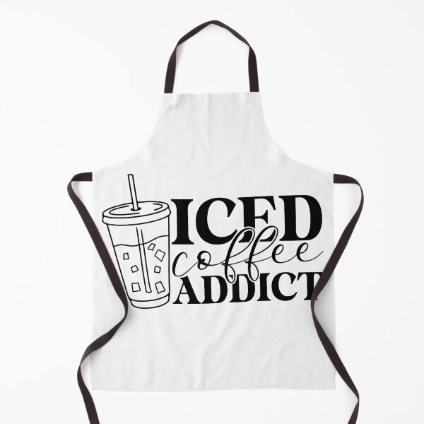 Item preview, Iced coffee addict designed and sold by DesignCosmos.